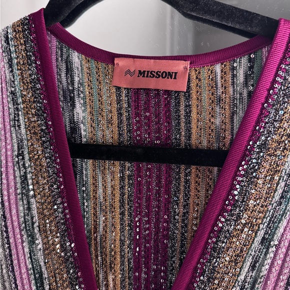 Missoni Vibrant Long Sleeve Dress - Picture 2 of 7